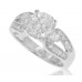 1.90 ct TW Round Diamond Engagement Ring in 14 kt Split Shank Mount